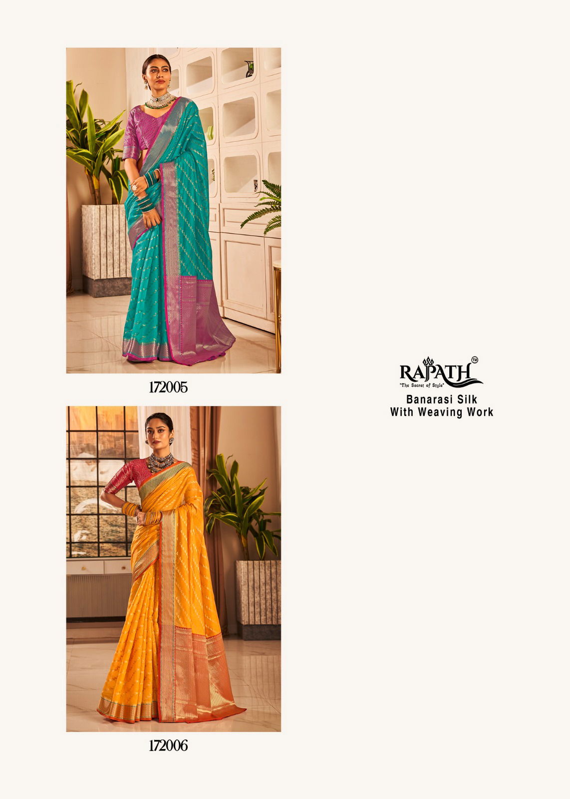 Rajpath Vaijanti Silk With Weaving Wedding Saree Catalog